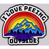 Quotes Enamel Pin "OUTSIDE" Brooch Pines Lapel Pins Badge on Backpack Clothing Accessories Fashion Jewelry Friends Gifts