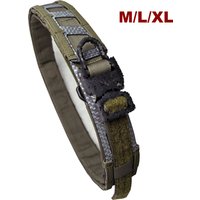 Pas taktyczny Airsoft Battle Belt do polowań i treningów wojskowych, system MOLLE, magnetyczny pas biodrowy, kolor Ranger Green, rozmiar M/L/XL