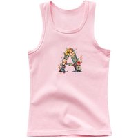 Girls Summer Sleeveless T Shirt Custom Name Letter Combination Print Vest Flower Letter Font A B C D E F G Kids Tank Tops
