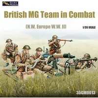 Gecko model 1/35 assembly model 35GM0013 British MG Combat Team -Scale Model Kit