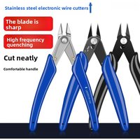 Scissors, slanted mouth pliers, pointed nose pliers, water outlet pliers, small scissors for electricians, wire cutters