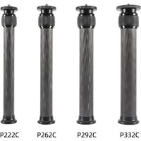 Tripod Extension Center Column Extender 1/4 to 3/8 Screw Thread Pole Rod for Photo Studio Monopod DSLR Camera Microphone