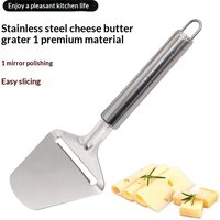1PC Stainless Steel Cheese Slicer Knife Butter Plane Ham Cutter Baking Pastry Cake Shovel Kitchen Gadget