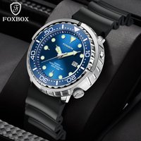 FOXBOX Top Brand Fashion Diver Watch Men 50ATM Waterproof Date Clock Sport Watches Mens Quartz Wristwatch Relogio Masculino image 4