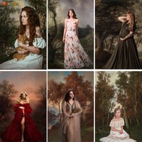 Oil Painting Texture Studio Photography Background Rural Tree Abstract Art Backdrop for Maternity Bride Shower Newborn Photozone