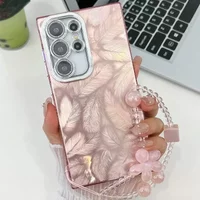 Luxury Laser Gradient Glitter Print Case for Samsung Galaxy S24 Ultra S22 S23 S25 Plus A54 A55 A35 A25 A36 Shockproof Hard Cover
