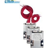 Heltecbms 48V 14s bms 13s 48v 52v 30a 40a 50a with balancing for 18650 lithium 0battery Electric bicycle electric tools 1200W