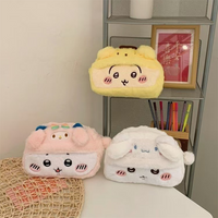 Chiikawa Pencil Case Ins Style Cute Plush Bag for Teenage Students Holding Makeup Bag Zipper Pen Bag Children's Gift Girl Gift
