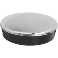 Boat Steering Wheel Center Cap 2.5in/6.35cm 316 Stainless Steel ABS Snap in for Yachts