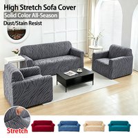 1/2/3/4Seater Full Coverage Sofa Cover Jacquard Stretch Anti Cat Scratch Couch Cover Dustproof Sofa Slipcover for Living Room