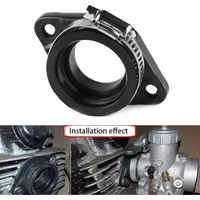AliExpress NONE Motorcycle Carburetor Adapter Inlet Intake Pipe Rubber Mat For Mikuni 30-34 Carburetors UTV ATV Pit Dirt Bike NEW