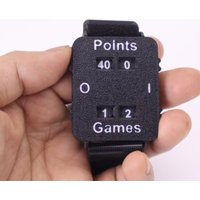 1Pcs Portable Cricket/Tennis/Padel Scorer Wristband Instant Score Tracker No Memory Loss Suitable For Referees, Players