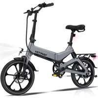 AliExpress HITWAY BK2 City Electric Bicycle For Adult 250W Motor 36V 7.8AH Battery Folding Electric Bike 16” Tire Urban Commuting E-Bike