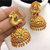 Ladies Bohemian Exotic Vintage Carved Bells Tassel Earrings Personality Elegant Gold Plated Earrings Charm Jewelry