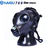 HG -700 respirator gas mask black TPE cover classic style breathing mask Multipurpose industry smoke outdoor Operation filter