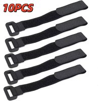10Pcs/lot Bicycle Handlebar Strap Holder Cycling Flashlight Tie Rope Bandages Universal Nylon Sticky Tie Fixed Items Bike Strap