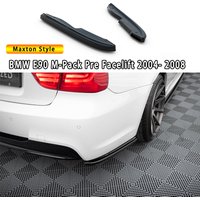 Maxton Style Rear Side Splitters for BMW E90 M Pack 315i 320i 325i 2004-2008 2pcs Rear Bumper Side Spoiler Diffuser Bodykit