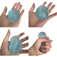 Blue Maltose Squishy Adult Anti Stress Sensory Fidgets Toy Soft Simulated Frosted Blue Maltose Slow-rebound Decompression Toy