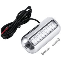 27LED Marine Transom Lamp Stainless Steel Sailing Lamp 10-30V Marine Navigation Light IP68 Waterproof 50W Ship Boat Accessories