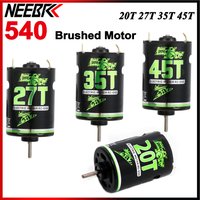 NEEBRC 540 20T 27T 35T 45T Brushed Motor for 1/10 RC Car Crawler Wltoys Axial SCX10 AXI03007 Traxxas TRX4 HSP WPL Redcat Gen8