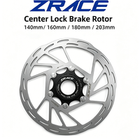 ZRACE Center Lock Brake Disc Rotor Strong Heat Dissipation Floating 140/160/180/203, for MTB / Road