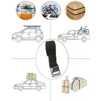 AliExpress NONE 5/10 pcs 1M Buckle Tie-Down Belt Cargo Straps For Car Motorcycle Bike With Metal Buckle Tow Rope Strong Ratchet Belt for Luggage