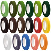 Floral Art Tape 1.2cm * 30yard Green Paper Tape Handmade DIY Floral Making Colored Flower Stem Tape Artificial Flowers Branch