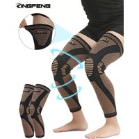 AliExpress LINGPENG Copper Full Leg Sleeves Long Compression Knee Support Protect Leg for Man Women Basketball, Cycling Sport Football Gym