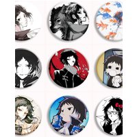 Ryunosuke Akutagawa Anime Soft Button Pin Hot Manga Bungou Stray Dogs Brooches Badge Bag Decor Accessories Fans Collect Gifts