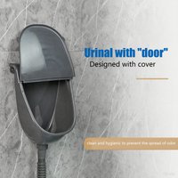 Wall Urinal Bathroom Accessories with Lid Outdoor Standing Urinals for Men Boys Boyfriends Husbands Fathers Home Courtyard RV