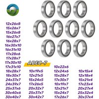 AliExpress NONE 10pcs 17286 163010 16277 163110 15267 16287 17287 18287 18307 24377 30406 25376 2RS Bearings Rubber Sealed Bicycle Ball Bearing