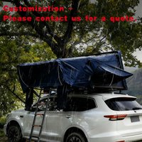 custom.Roof tent automatic aluminum alloy car tent suv outdoor camping tent automatic hard top folding