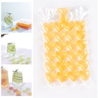 10Pcs Transparent Summer Kitchen Gadgets Freezing Maker Quick Freezing Ice-making Bags Ice Cube Mold Popsicle Molds Ice Cube Bag