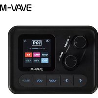 M-VAVE POCKET AMP Black Portable Guitar and Bass Effects Pedal BT USB Recording Rechargeable Mini Practice Processor