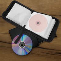 40-Slot Cd Binder Lightweight Dvd Storage Case for Car Use Portable Disc Container Smooth Zipper Closure Reusable Album Holder