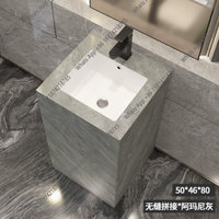 A Kidoir Islamic Sintered Waschbecken 2 In 1 ,Home Muslim Wudu Sink, Ablution Station Footwasher Foot Washer Wudhu Wash Basin