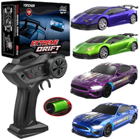 Mini RC Drift Car 1:43 or 1/64 4WD Remote Control Car High Speed Drift RC Cars with LED Lights Racing Toy Gift for Adults Kids