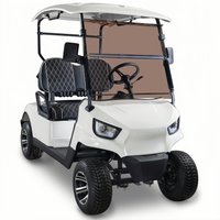 2025 New Technology Electric 4 Wheels New Energy Golf Cart with Windshield Free Maintenance Battery