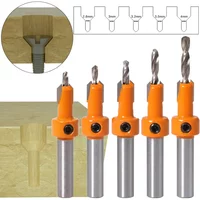 2.8mm 3mm 3.2mm 3.5mm 4mm Aluminum Countersink Drill Alloy HSS Drill Bit Set Quick Change Screw Woodworking Chamfer Tool
