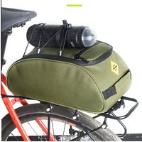 AliExpress HUIJING 8L Rear Bike Rack Bag Rain Cover Waterproof Bicycle Ebike Saddle Bag Cycling Pannier Trunk Carrier Reflector Adjustable bike bag