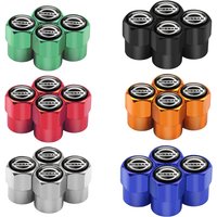 4pc Car Wheel Tire Valve Caps Stem Case With Logo Auto Styling For Nissan Nismo X-Trail Qashqai J32 V36 Altima j11 j10 Juke note