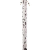 White F Flute Protective Bag Bamboo Flute Cover Storage Pouch Durable Cotton Linen Flute Bag Musical Instruments Parts