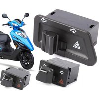 1PC Motorcycle Electric Vehicle Modification Parts Motorcycle Warning Lights Dual Flash Switches Turn Signal Lights Starter