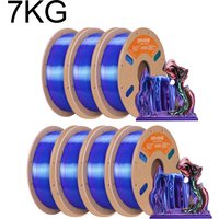 ERYONE Hyper Speed Quadruple Color Silk PLA Filament 3D Printer,Hyper Speed Coextrusion Filament PLA Shiny