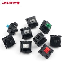 100% Original Cherry Mx Switch Mechanical Keyboard Switch 3Pin Clicky Tactile Black Switches Gaming Keyboards Compatible Switch