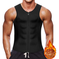 Men's Slimming Modeling Strap Belt Slimming Corset Vest Compression Shapewear Slimming Breasted Top Fat Burning Compression Vest