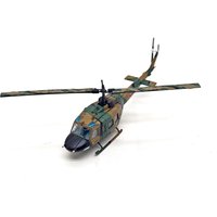 1: 144 Japanese UH-1J helicopter model (Army camouflage coating) length 12.5CM static finished product model