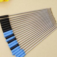 NEW 1-20Pcs Blue/Black Ballpoint Pen Refills Ink Medium Blue Black Ink Rods For Writing Office Stationery Replacement Refill