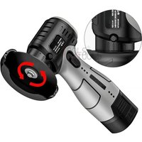 Mini Brushless Angle Grinder Self-locking 16.8V Cutting Grinding and Polishing Machine Double Thickened Shield Electric Scissors