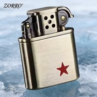 Zorro Lighter Vintage Grinding Wheel Retro Metal Constantine Flint Oil Lighter Antique Series Lighter Man's Gift